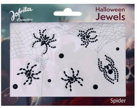 Hautjuwelen Halloween-Spinnen, selbstklebend