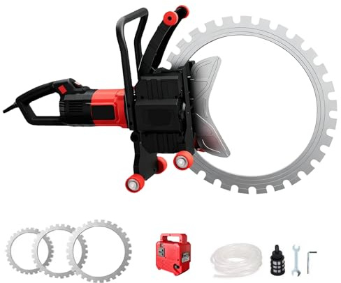 aromaoveite 9800w Concrete Ring Saw, Electric Concrete Demolition Ring Saw (16-23.6 Inches) With Water Supply And Dust Suppression, Suitable For Granite,Porcelain,Concrete 410+520+600