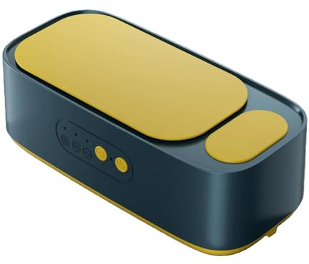 Temina Nettoyeur à ultrasons pour lunettes，Bijoux, montres, lunettes et lentilles de contact colorées, fréquence de 48 000 Hz, trois réglages ajustables pour un nettoyage efficace