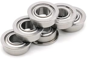 F605ZZ 5 * 14 * 5mm Flansch Lager Chrom Rillen Kugellager Stahl Lager 10PCS