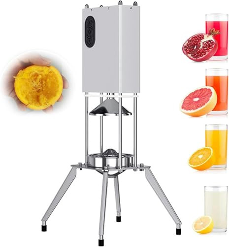 Spremiagrumi elettrico arancione con rilascio rapido del succo e design facile di pulizia