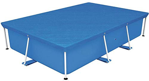 chlius Protection Piscine 259x170cm Rectangle Couverture Piscine Bâches Piscine, Bâche À Bulles Piscines Tubulaires Épaissie Anti-UV Étanche À Poussière, Couleur aléatoire