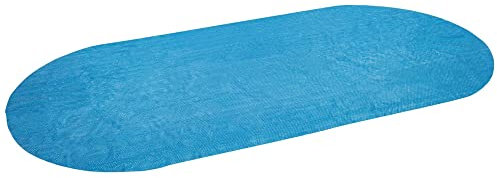 Bestway Flowclear Bâche Ovale à Chaleur Solaire pour piscines Hors Sol et creusées Bleu 4,3 x 2,4 m 5,1 cm (Housse Uniquement)