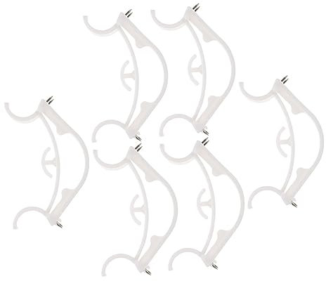 Zerodeko 6 Pezzi Gancio forte per palloncini arco di palloncini di natale gancio angolare da soffitto accessori per palloncini decorazione festa gancio decorativo da parete gancio da bagno