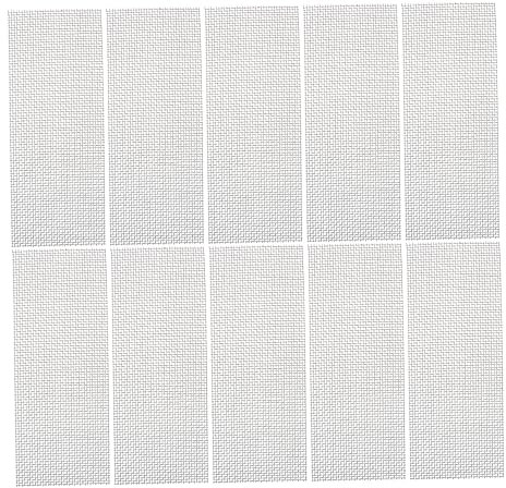 Kisangel 10pcs Fish Tank Aquatic Moss Mesh Stainless Steel Mesh for Aquatic Wall Seaweed Carpet Sturdy Moss Wall Use in Aquarium