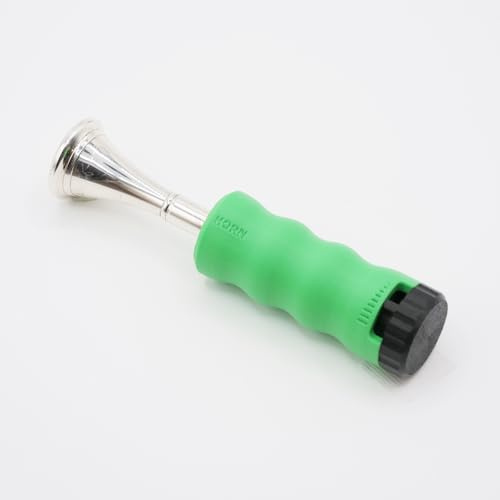 French Horn Mouthpiece Buzzing Practice Tool – Anywhere Practice & Warm-up – One-Touch Adjustable Resistance - BRASS BUZZ TRAINER (Green)