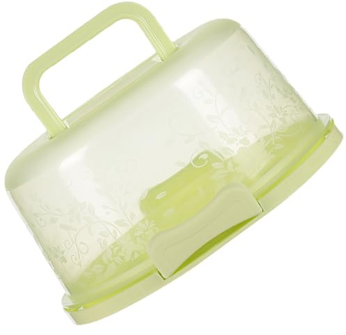 Contenitore per torta - Dome display trasparente, vettore di stoccaggio ermetico | Impugnatura per manico in plastica riutilizzabile, di chiusura di chiusura ottima per la panetteria per trasp