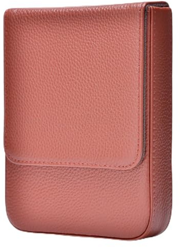 Lanxivi Füllfederhalter Etui Echtleder Organizer Tragbare Stifttasche Tasche Schublade Stil