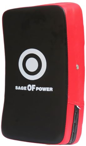 Strike Shield | Boxing Muay Thai Pad 39cm | PU Curved PU Curved con imbottitura assorbente EPE | Protezione rinforzata per kickboxing, allenamento intensivo, boxer, allenatore o palestra