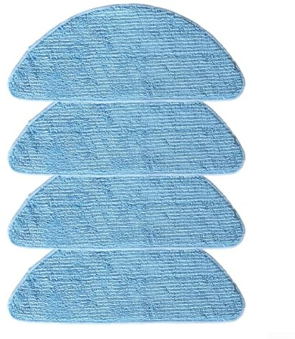 Para Honiture Robot aspirador trapeador trapeador trapeador trapo 4/10 piezas de repuesto para limpieza de suciedad y polvo (paquete de 4)