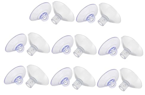 TOYANDONA 16PCS Transparent PVC Cat Hammock Suction Cups Replacement Kit with Strong Adhesive for Window Perch Heavy-duty Suction Pads for Glass Doors and Indoor Cat Beds