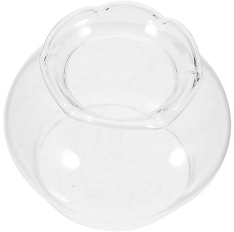 Hoement Paralume in Vetro Trasparente per Lampade a Olio a Candela, Pratico e Comodo, per Uso Domestico e Decorativo, Copertura Resistente e Funzionale