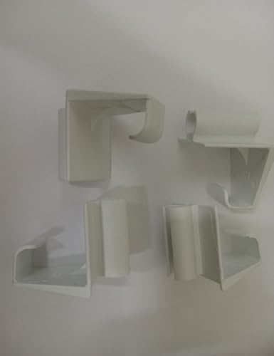 ABA Chief Store HV Shutter Holdback Clips for Accordion Shutters 4 Pieces (White)
