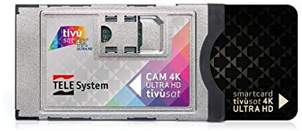 Attivato! Telessystem 4K Tivusat CI+ Smarcam 4K Ultra HD con Smartcard Black