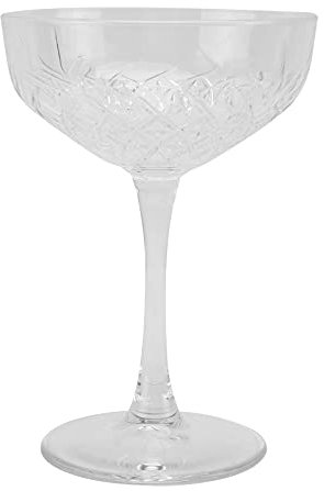 Cabilock Coupé à Vin Mousseux Verre à Vin De Fête Cadeau De Fête Style Européen Verre Ménager Accessoire Transparent