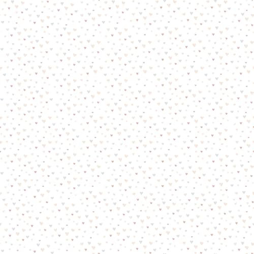 Profhome Kindertapete 381241-GU Vliestapete rosa grau beige weiß 0,53 m x 10,05 m / 5,33 m2