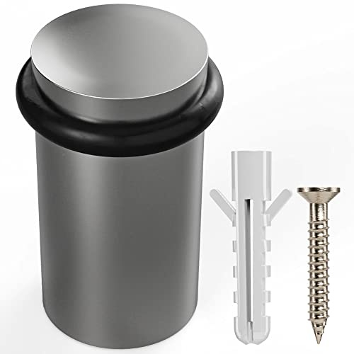 NYCO – Boden-Türstopper 5.1 cm Chrom-Türstopper – Klassischer, massiver Stahl, modern, robuster Türstopper – Bodenmontage, Türstopper, Innen- und Außenbereich