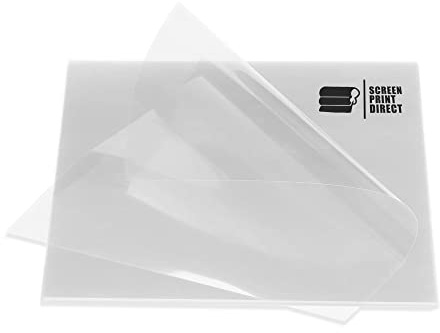 Ecotex Plastisol-Transferfolie Heiß-/Kaltabziehfolie, 100 Blatt, 38,1 x 38,1 cm | Heat Press Plastisol-Transferfolie auf T-Shirts und Kleidungsstücken, Transferpapier zum Aufbügeln, 38,1 x 38,1 cm, 100 Blatt