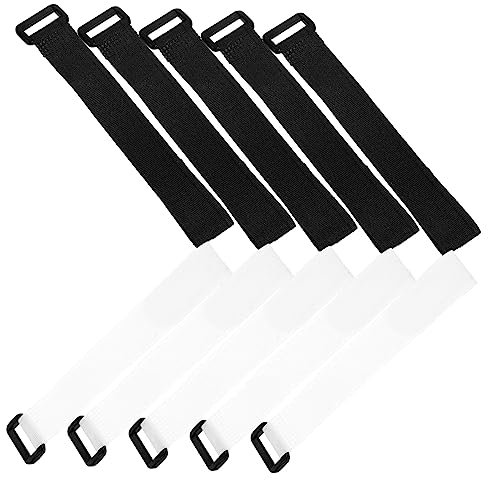 HANABASS 10pcs Tie Fishing Rod Strap Adjustable Pole Wrap for Fishing Accessories for Rod Carrying Strap Use