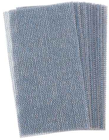 sourcing map 15 hojas de lija de malla de grano 80 de 2.8 x 5 pulgadas, papel de lija abrasivo húmedo y seco, sin polvo, almohadillas abrasivas para carpintería de coche, pulido y molienda de metales