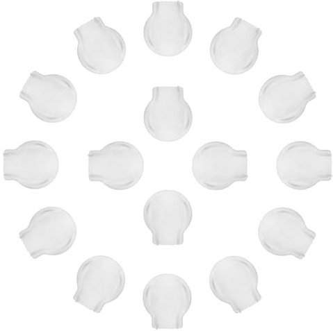 NUOBESTY 50stücke Flexible Ohrclip-pads Transparente Antirutsch-earpads Für Clip Ohrringe Bequeme Ohrring-unterlage Für Schmuck Ohrenschutz Für Durchbohrte Ohren