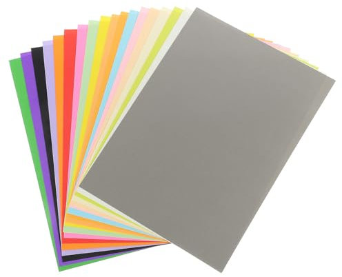 M&G A4-Kartonpapier, 36 Blatt Farbkarton Scrapbook-Papier Origami-Bulk-Großkarton für Bastelarbeiten Erwachsene 8-12 Anfänger Scrapbook, 18 Farben 8,27x11,69 Zoll
