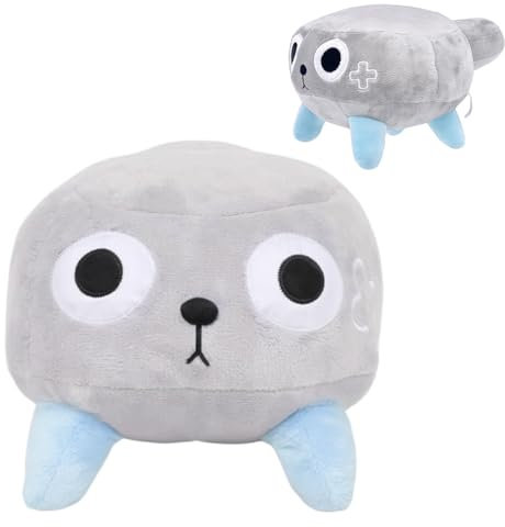 Kouipoie Dandy's World Plush Toy,13 Soft Stuffed Animal Toy,Cute Plushies for Kids, for Aged 4 5 6 7 8 9 10+ Years Old Boys Girls and Fans,Great for Christmas,Birthdays. (Little Pebble)