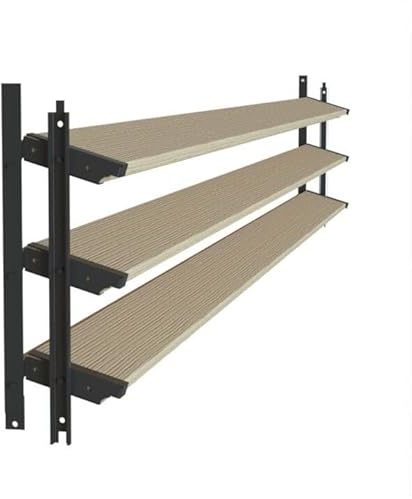 PROJECT OF WOOD Aluminium-Jalousiesystem 103,5 x 28,8 cm Anthrazit Verstellbare Lamellen Vertikale und horizontale Installation Solide und stabile Struktur Kiefernbretter – 3 Griffe