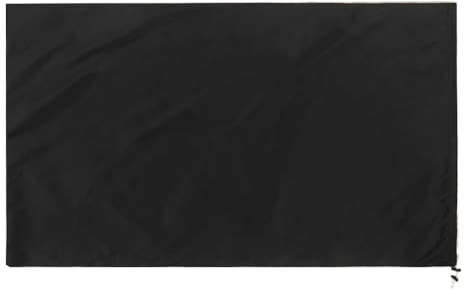 Sisinkal Sac à déchiqueteuse de bois 61 x 122 cm en polyester robuste avec double serrure à corde pour déchiqueteuse de déchets de jardin, machine de collecte de poussière d'extérieur noir
