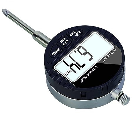 Reloj comparador, Micrómetro Digital electrónico de 0.001mm calibre 0-12,7mm 0,00005 indicador de Dial calibrador instrumentos de medición herramientas Para 3D, entornos de laboratorio