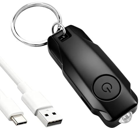 Fawley Mini Keyring Torch Rechargeable EDC Keychain Flashlight Pocket Torch