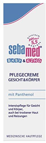 Sebamed Baby & Kind Pflegecreme mit Panthenol, 3er Pack(3 x 75 ml)