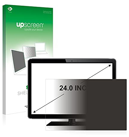 upscreen 24 Blickschutzfilter für 24,0 Zoll All-In-One PCs (61 cm) [532 x 299 mm, 16:9] - Blickschutzfolie Anti-Spy, Privacy Filter