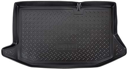 Norm Liners | Tapis De Coffre en Caoutchouc TPE Toutes Saisons pour Fiesta 7 2008-2017, Bord Haut, Noir, Antidérapant, Toutes Saisons