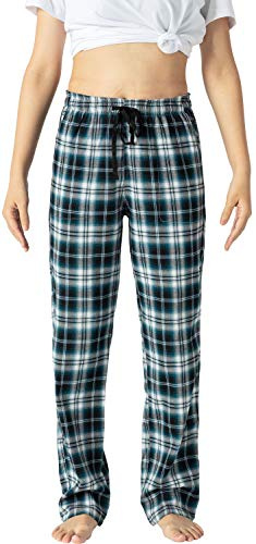 AIRIKE Dampyjamasbyxor, varma, långa, bomull, mjuka pyjamasbyxor, rutiga vinternattkläder, fritidsbyxor, No.3756, XXL