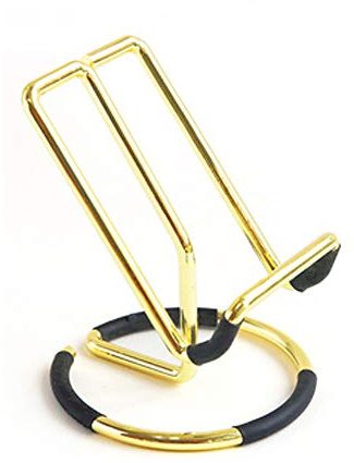 IKAAR Phone Stand Phone Holder Stand Dock - Metal Desktop Holder Stand for iPhone 12 Mini, 12 Pro Max, 11 Pro, XR X XS 8 7 6 Plus, HUAWEI, Galaxy S10 S9 S8 and more Gold