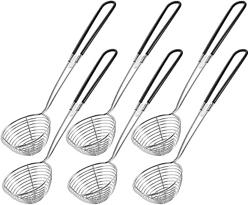 Vrttlkkfe Hot Pot SieblöFfel Edelstahl Hot Pot SieblöFfel Mesh Skimmer LöFfel Asiatische Siebkelle mit Griff
