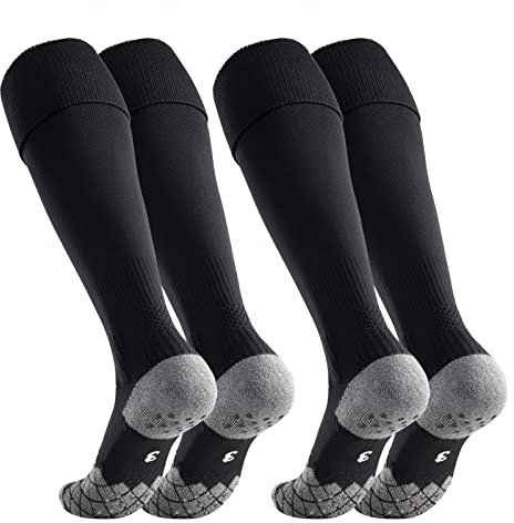 Northdeer Fußballsocken Kinder Herren Stutzen 2 Paar - Fußballstutzen Stutzenstrumpf EU 27-46 – Sportsocken Trainingssocke Sockenstutzen - für Fußball, Laufen, Training