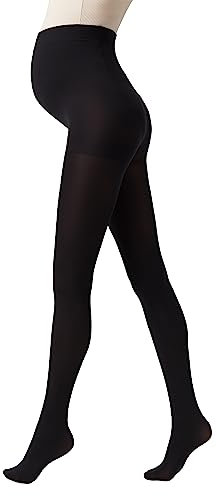 Conte elegant Amore 60 DEN Collant de Maternité - Collants Noirs pour Femmes Enceintes - Collant Mat de Grossesse - Confort et Soutien pour Grossesse - Sous-Vêtement Femme - 4