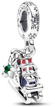 PANDORA Argento Sterling Enamel Man-made 792977C01 - Cristallo multicolore, misura unica, Argento sterling, Cristallo