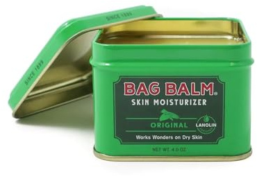 Bag Balm Vermont's Original Moisturizing for Dry Skin, Chapped Lips, Cracked Heels, Dog Paw Pads + More. 118 ml (4 oz) Tin (2)