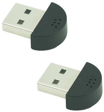 LANDIBO Mini micrófono USB, Plug and Play, sin controladores, mini micrófono para computadoras de escritorio y portátiles Mac es conveniente y práctico. Ideal para chat web, juegos y videoconferencias