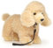 Uni-Toys - Pudel (apricot), stehend (mit Leine) - 30 cm (Länge) - Plüsch-Hund - Plüschtier, Kuscheltier