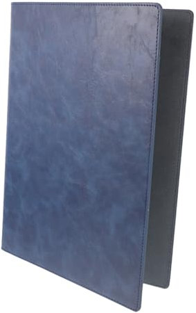 Tofficu Professionelle Pu Dokumentenmappe Mit Magnetverschluss Multifunktionale Organizer-mappe Für Büro Interview Und Meetings Tiefsee