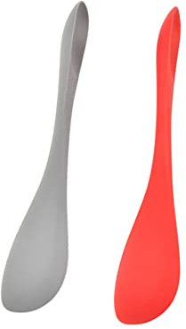 Didiseaon 2pezzi Spatola in Silicone Doppia estremità Utensile Raschietto Multifunzione per Dolci Accessori da Cucina per e Crema Materiale Resistente Antiaderente e Facile da per Torte