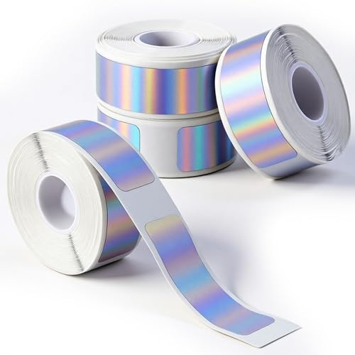 Classicseali 4 Rollen Ersatz Thermo-Etikettenband, Thermo Etiketten Laser