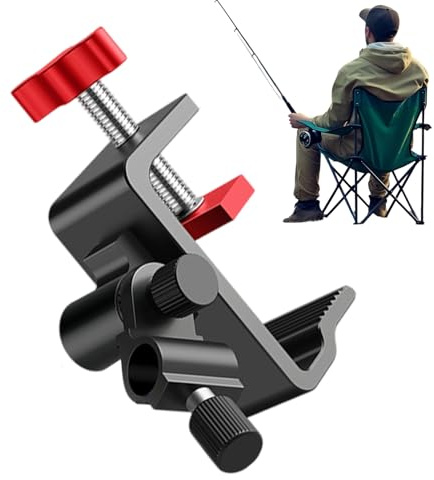 Zunetsutock Fishing Station Stand - 360 Degree Rotatable Clamp with Umbrella Mount Bait Tray Holder | Multifunctional Gear for Saltwater Freshwater Pier Kayak Boat Outdoor Deep Sea Travel Fishing Trip