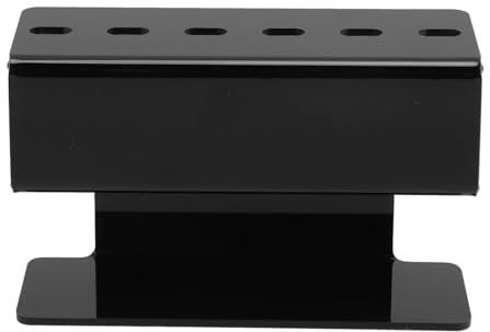 Lash Extension Tools Halter Stand 6 Löcher organisieren Speicher Rack Wimpern Salon Nagel Salon (Schwarz)