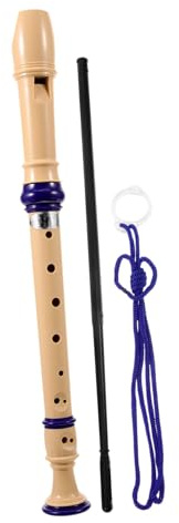 Levemolo Sopranblockflöte Deutscher Griffweise Soprano Recorder für Anfänger Musikinstrument mit Klarem Klang und Sicherem Langlebigem Material Geeignet für Musikalische Früherziehung
