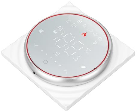 Acouto Termostato Smart Home Display LED Controller Programmabile per Riscaldamento a Pavimento per Elettrodomestici AC 95?240V Periodi Giornalieri Neri con modalità di Contributo Energetico La (#1)